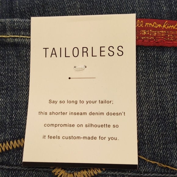 7 For All Mankind Tailorless Kimmie Bootcut Jeans NWOT - Picture 6 of 12